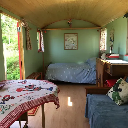 Rosa The Cosy - Gypsy Wagon - Shepherds Hut, River Views Off-grid Eco Living Feriehus